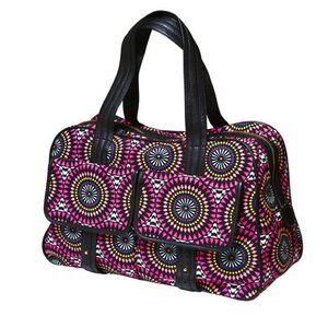 Matthew Williamson for H&M 2009 travel duffle bag, pink and black